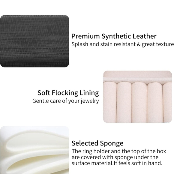 Vlando Black Jewelry Organizer Bag - Picture 8 of 10